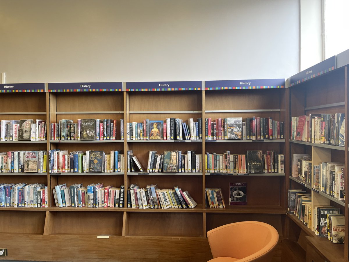 Travel through time the easy way! Pick up a history book!
We have a vast collection here at Esher. Come on down and have a browse!
#HistoryBooks #LibraryLife <a href="/EsherLibrary/">Esher Library</a>