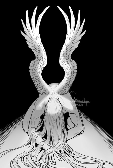 #長髪男子
長い髪が床に広がるのいいよね 