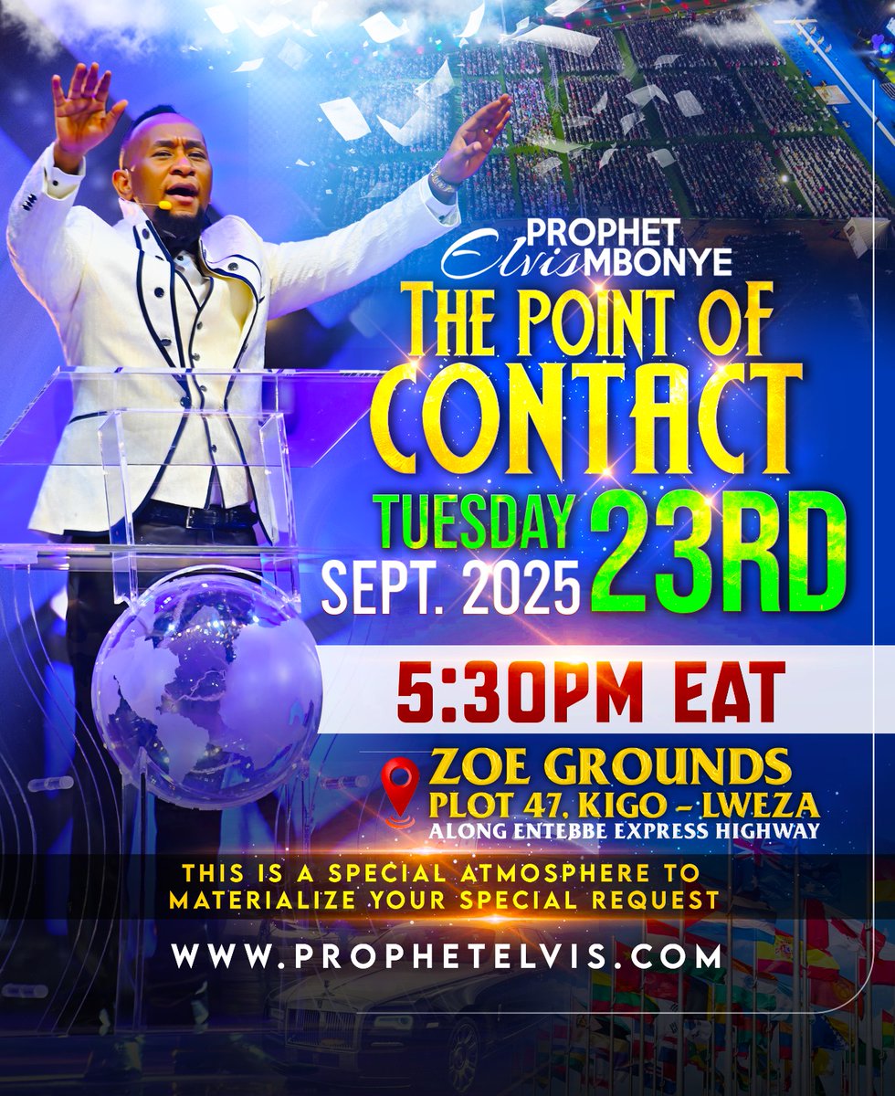 Rock0fAges's tweet photo. Transfer the anointing and healing needed to powerfully manifest your desires. This is a DEFINITE ACT OF FAITH @StateHouseUg
@Nyinancweende 
#ProphetElvisMbonye https://t.co/1umTMMjbbA