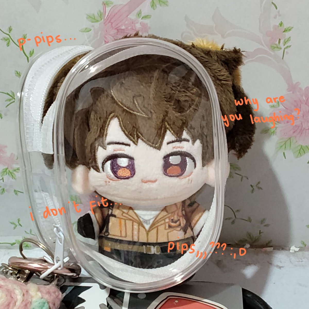 bought him and the pvc bag only for him to end up not fitting . 😀