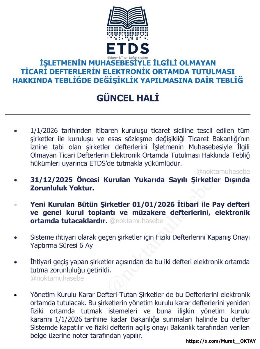 Ticari Defterlerde Elektronik Dönemi

20.09.2025 tarihli Resmî Gazete’de Yayınlanan Tebliğ ile Elektronik Ticari Defter Sistemi Hakkında Güncel Bilgilendirme
