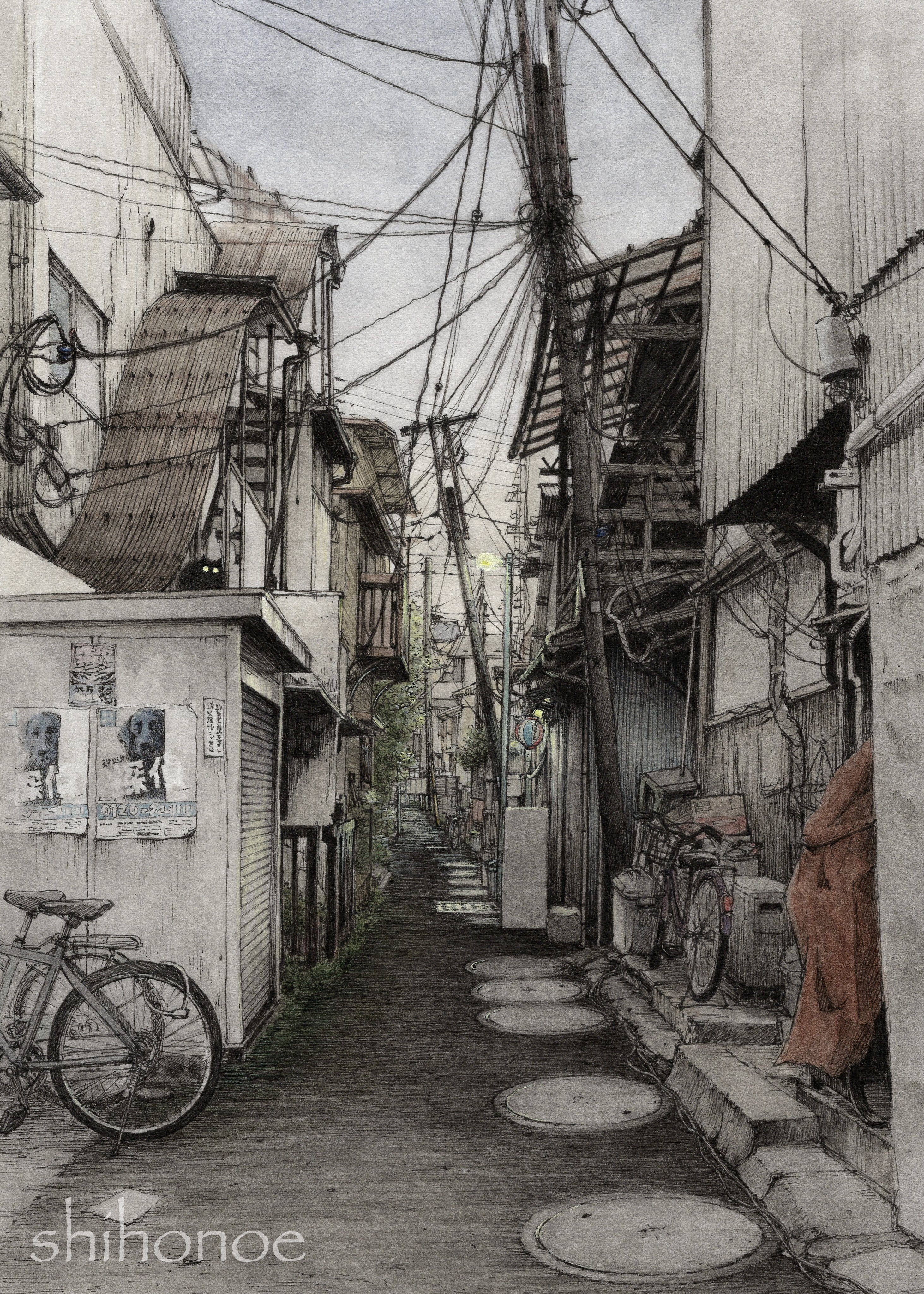 ［値下げ相談⭕️］風景画 油彩 H.S. shiho ohashi（猫・風景画家） on X: 
