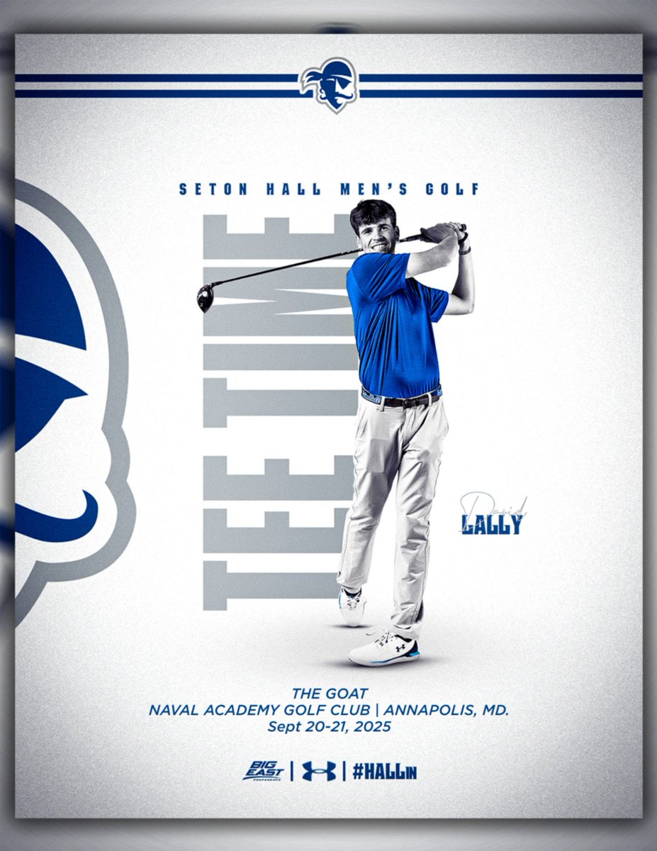 🏆 𝐈𝐓'𝐒 𝐓𝐄𝐄 𝐓𝐈𝐌𝐄! 🏆

The Pirates begin play at Navy, TODAY.

🚩 – The Goat
📍 – Annapolis, Md.
⛳ – Naval Academy Golf Club
📊 – LIVE SCORING:  tinyurl.com/myjb49bj

#HALLin 🏴‍☠️🔵⚪