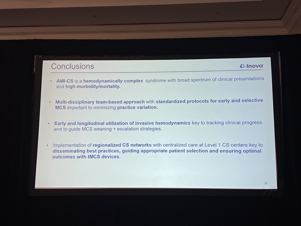 SCAI's tweet image. 🫀 Behnam N. Tehrani, MD, breaks down when to use—and when to hold back—#MCS in AMI-shock. #SCAISHOCK #CardiogenicShock