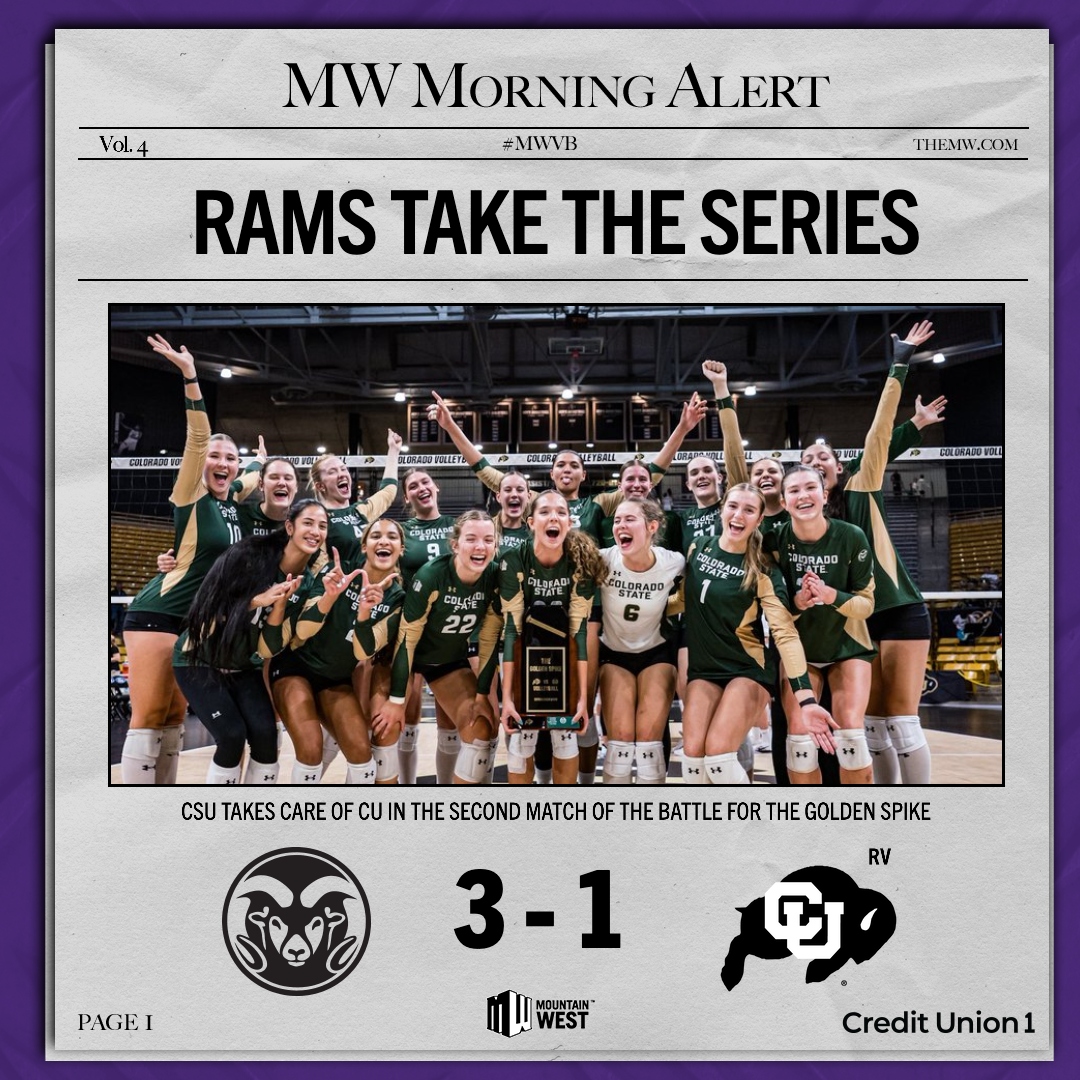 MountainWest's tweet image. 𝙂𝙊𝙇𝘿𝙀𝙉 𝙎𝙋𝙄𝙆𝙀 ✔️ 

#MWVB