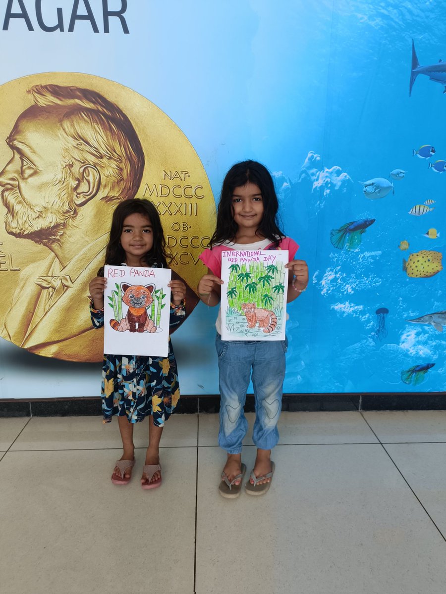 krupaba_pa67368's tweet photo. Celebrated #InternationalRedPandaDay at @RSCBhavnagar kids had a drawing these amazing animals and #learning about their homes. We also talked about how we can help #protect them. #SaveTheRedPanda https://t.co/mFuSvPC79i