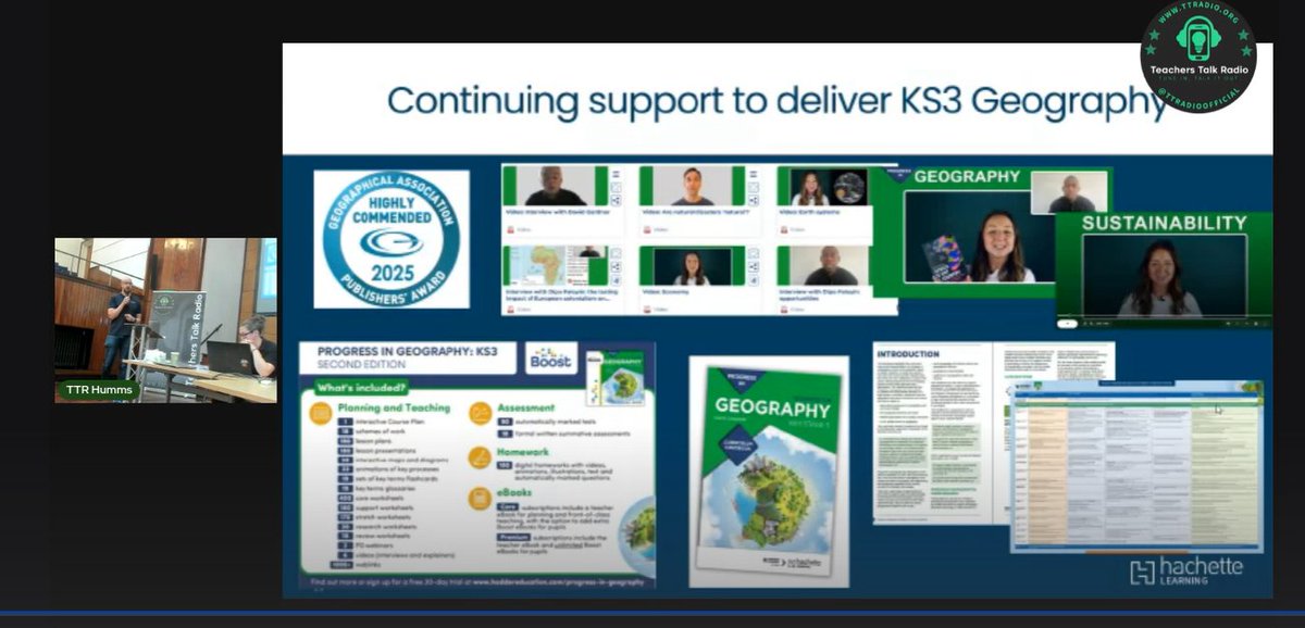 Thanks <a href="/GoodfellowWill/">WillGHistory</a> for the plug for <a href="/HLearning11to19/">Hachette Learning - Ages 11-19</a> KS3 Progress in Geography including the fabulous new videos