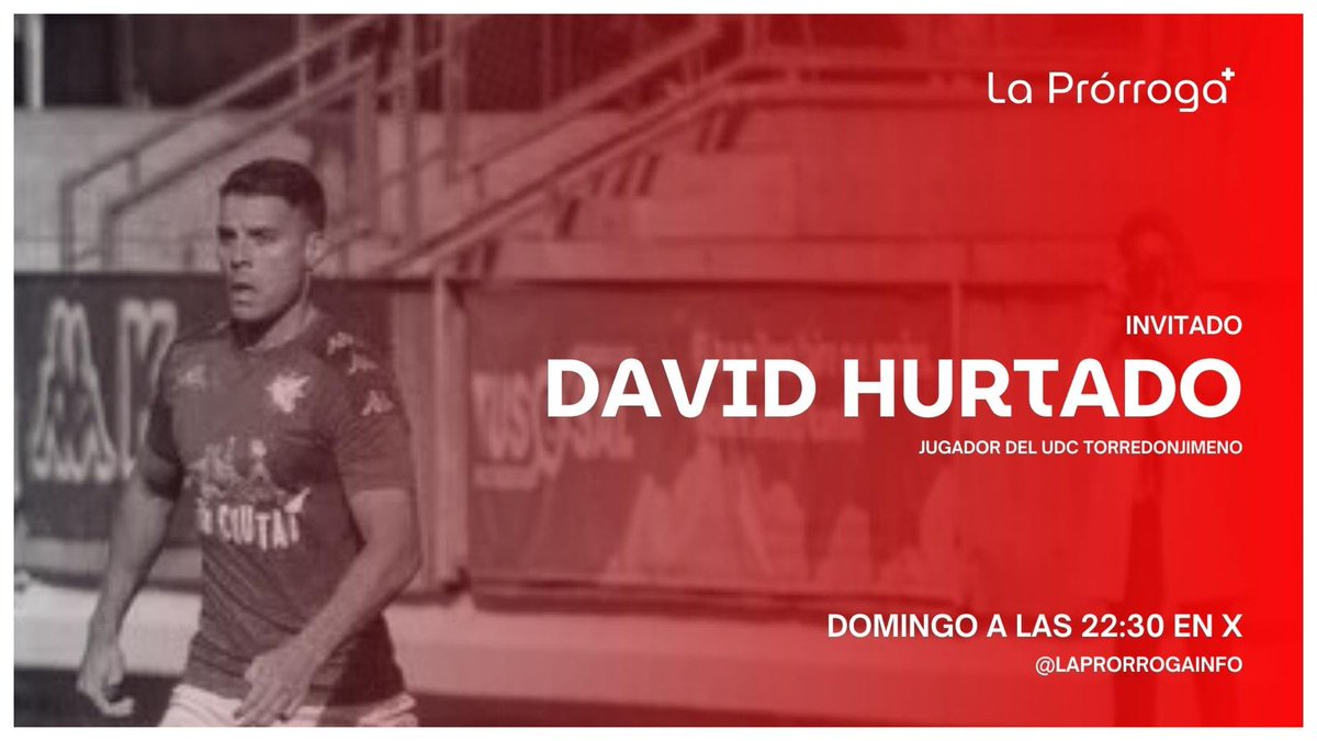 👋🏼Hola <a href="/dvhurtado10/">David Hurtado</a>, ¿dejas un rato la camilla y te pasas por aquí? ¡Gracias!

Seguimos conociendo a los jugadores de la primera plantilla del <a href="/UDCTOFICIAL/">UDC Torredonjimeno</a>, en este caso tendremos al centrocampista granadino llegado esta temporada.

¡Nos vemos👀/escuchamos👂🏼 a las 22:30 mañana!🤪