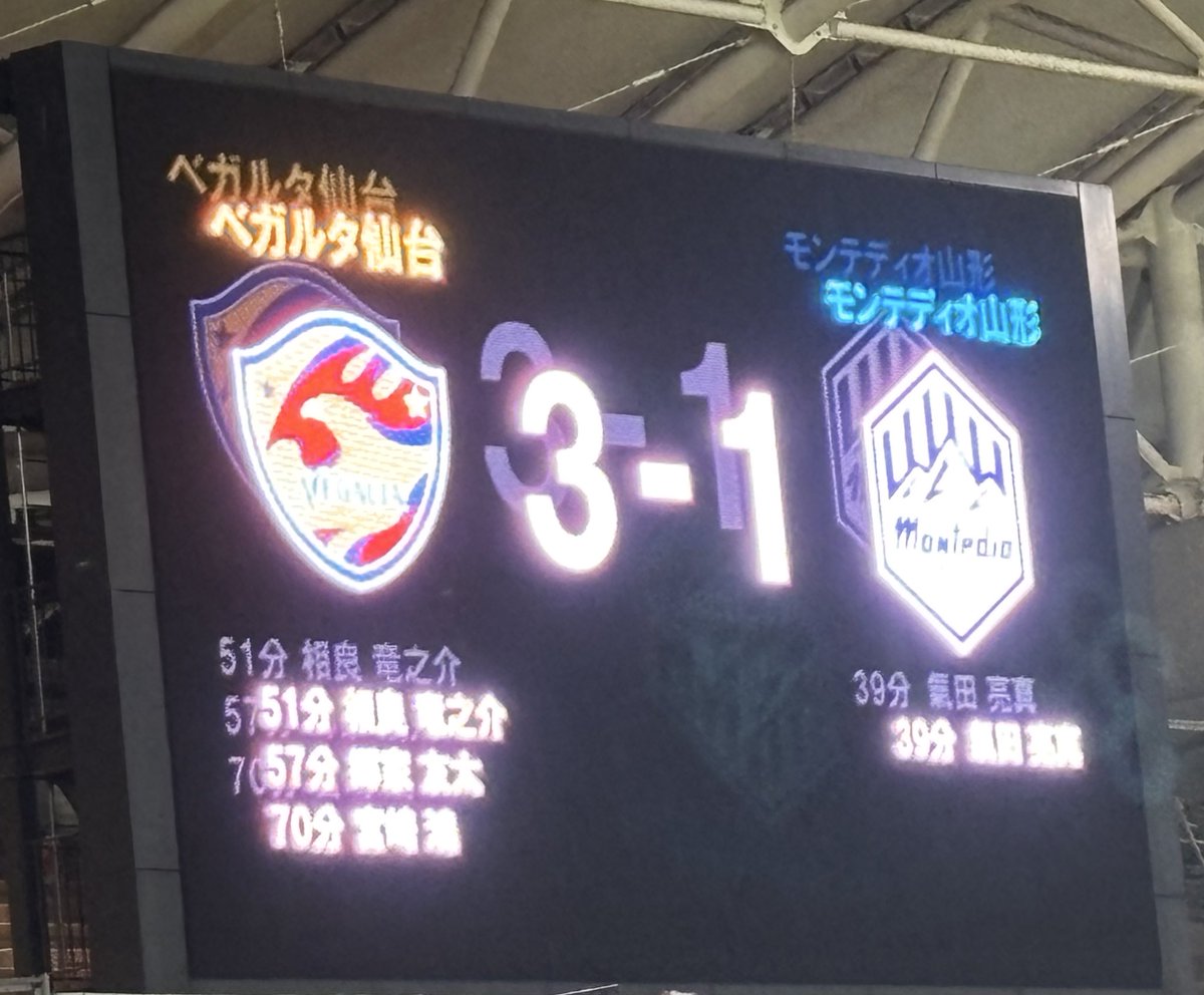 Ree2264's tweet photo. ダービーは勝ってなんぼ���！🔥

前半どうなることかと思ったけど
無事巻き返してくれてほんとよかったー！！！
＋勝ち点3⚽️

#ベガルタ仙台 #みちのくダービー
 #ダービーは勝ってなんぼ https://t.co/Blt4lU0SKr
