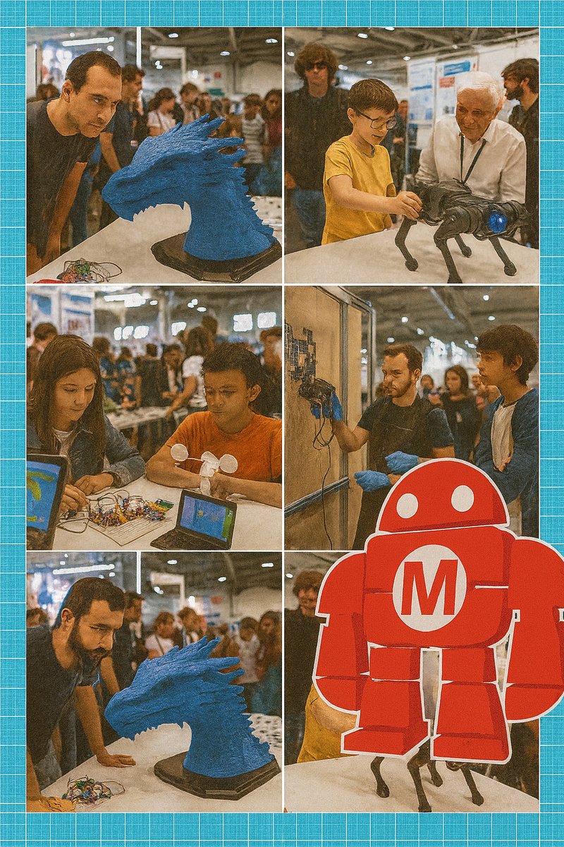Maker Faire Rome – The European Edition 2025 unites AI, robotics, biotech, advanced manufacturing and sustainability in one place.
 17–19 October 2025 · Gazometro Ostiense, Rome 

A hands-on showcase where technology meets real-world application: working prototypes, live labs and