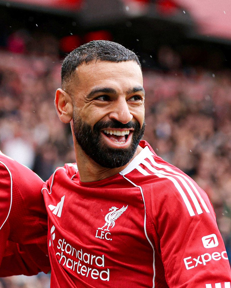 Mo Salah is in the Premier League all-time top 10 for both goals scored (4th) and assists provided (9th) 👑