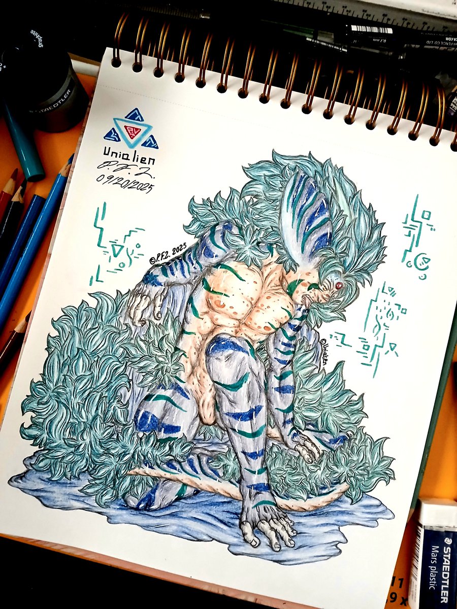 Unialien's tweet photo. This one on my 3rd week this time got me hooked on details that I have gone through, and especially it's artistic 😅😊✍️💙❣️

Art by @Unialien/©P.F.L. Made on my Sketchbook. All rights reserved.

#ProjectUAT #OC #art #drawing #イラスト #sketchbook #ocart #myart #artmoots #moots https://t.co/ksYQB3dstd