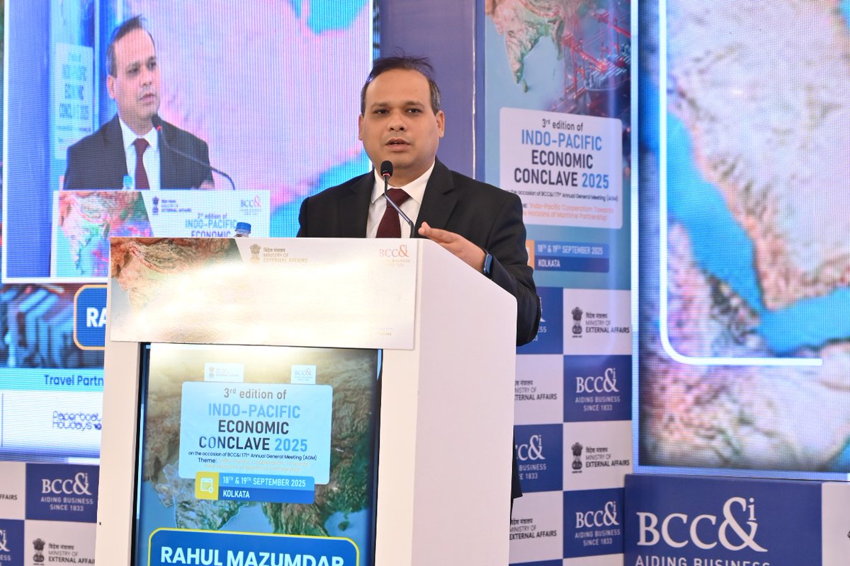 BenCham1833's tweet image. ✨ Day 2 – Special Session III | IPEC 2025
🌏 Strengthening Multilateral Cooperation in the Indo-Pacific
🎤 Speakers: Ishikawa Yoshihisa, Bradley Jensen Murg, Satish C. Mishra, Mridul Saggar, Rahul Mazumdar
🌟 Moderator: Ambarish Dasgupta
#IPEC2025 #MultilateralCooperation