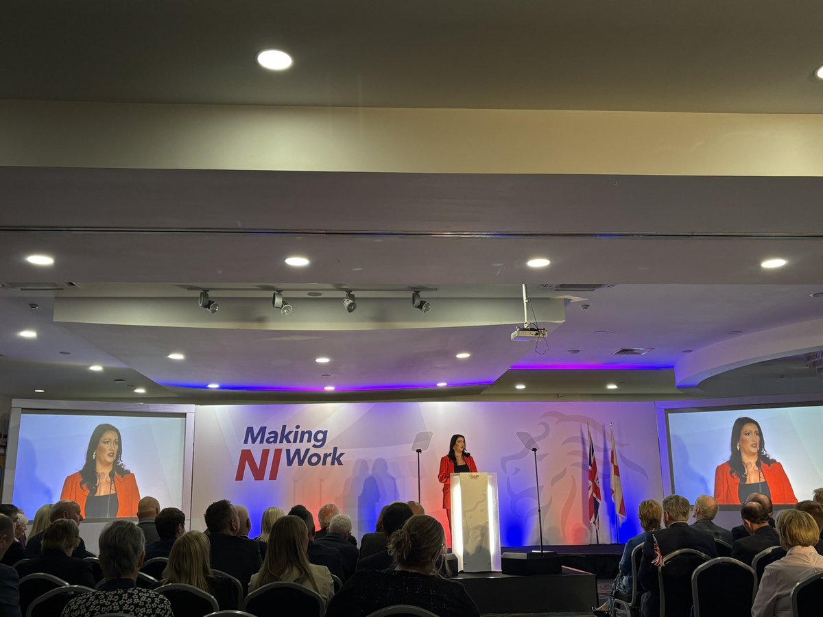 Deputy First Minister <a href="/little_pengelly/">Emma Little-Pengelly BL</a> Addresses <a href="/duponline/">DUP</a> Party Conference 2025 with a speech: Delivering Better Public Services.