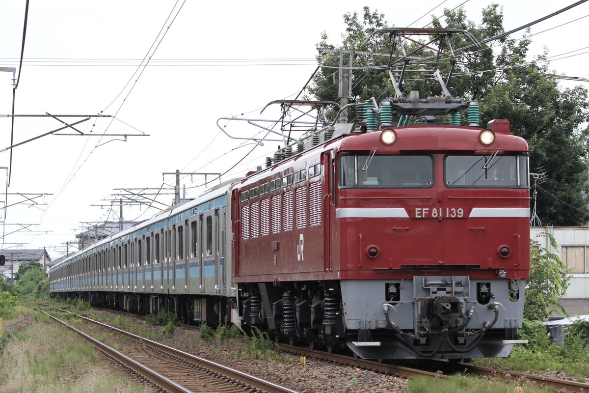 #おつかれさまEF65とEF81
東のEF65は写真ないのでご愛嬌