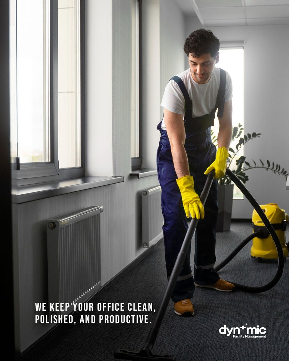 Dynamic_F_M's tweet image. Polished Workspaces, Productive Days

A clean office isn’t just about appearance—it’s about creating a focused, energized, and productive environment. Fresh floors, spotless spaces, and the care your workplace deserves.

#DynamicFacilityManagement #CleanWorkspaces #WorkplaceCare