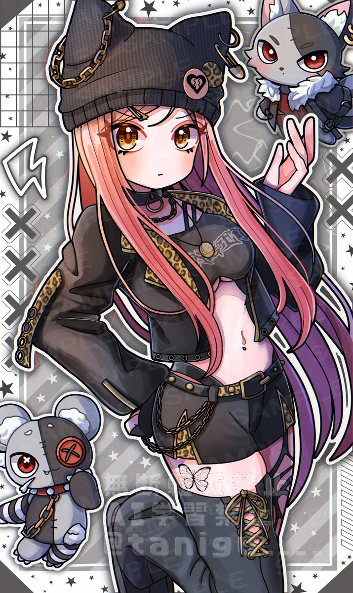 🐺🖤🩶
#イラスト