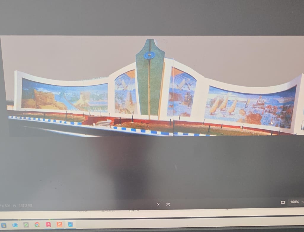 جدارية مرسى مطروح عام ٢٠٠٠
إسكان من الصورة الفوتوغرافية من ٢٥ سنة