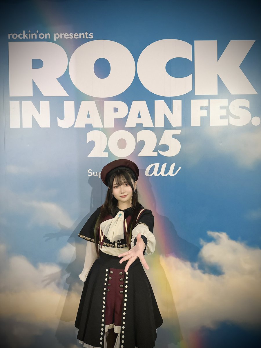 ROCK IN JAPAN FES. 2025
楽しかったです、ありがとうございました🌙

#AveMujica 
Gt.モーティス/若葉陸 渡瀬結月

#RIJF2025