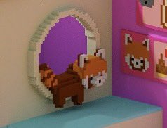 #国際レッサーパンダデー

#voxelart #Magicavoxel #ボクセルアート