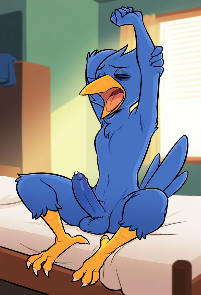 YAAWWWN . . .

Another restless sleep, more LEWD, WET dreams that leave him with a THROBBING boner when he wakes up . . . 

God, he NEEDS to get laid!