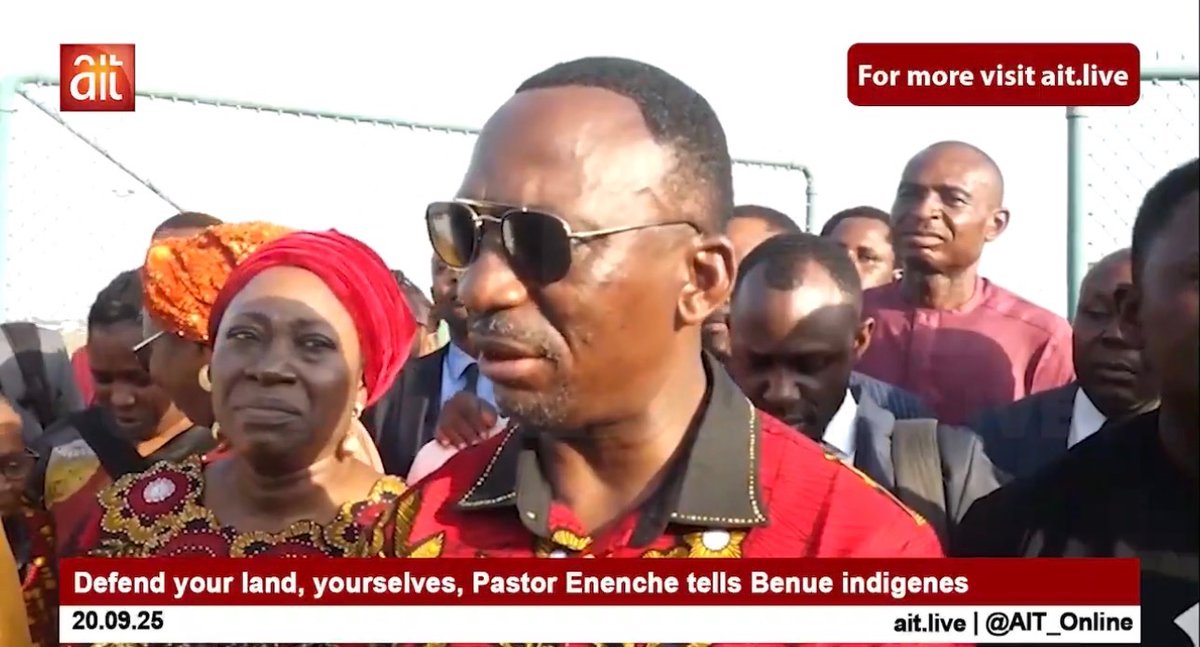 NigeriaStories's tweet photo. Defend your land, yourselves!!

~  Pastor Enenche tells Benue state people’s https://t.co/LL07xF6EwD