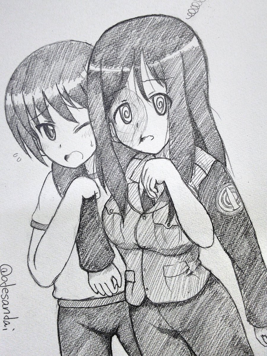 過去絵のメグミ姉さん。
うちの中では、不運なメグミ姉さんの絵を描いてることが多いw 