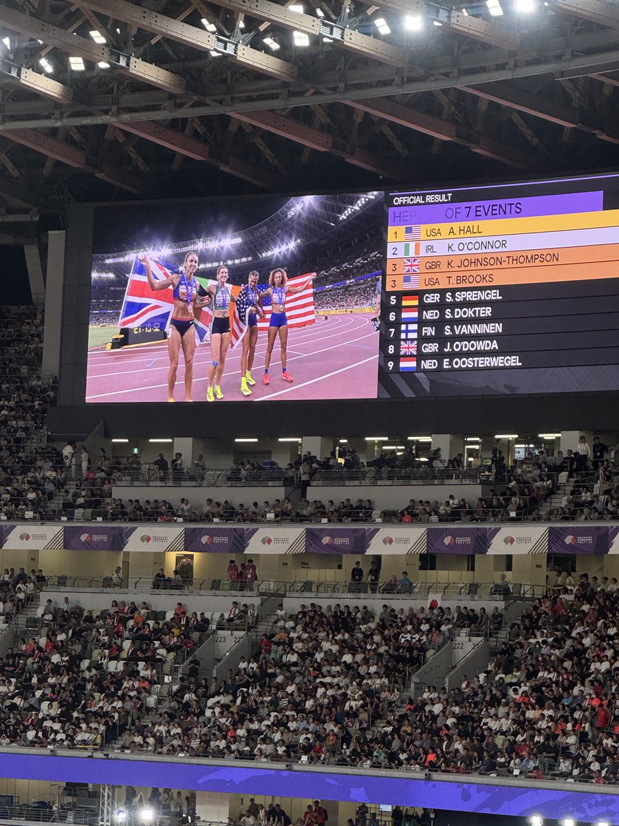 So proud to be in 🇯🇵 to witness this amazing lady ⁦<a href="/kateoc2000/">Katherine O'Connor</a>⁩ win 🥈 for 🇮🇪. Ireland’s greatest ever all round athlete.