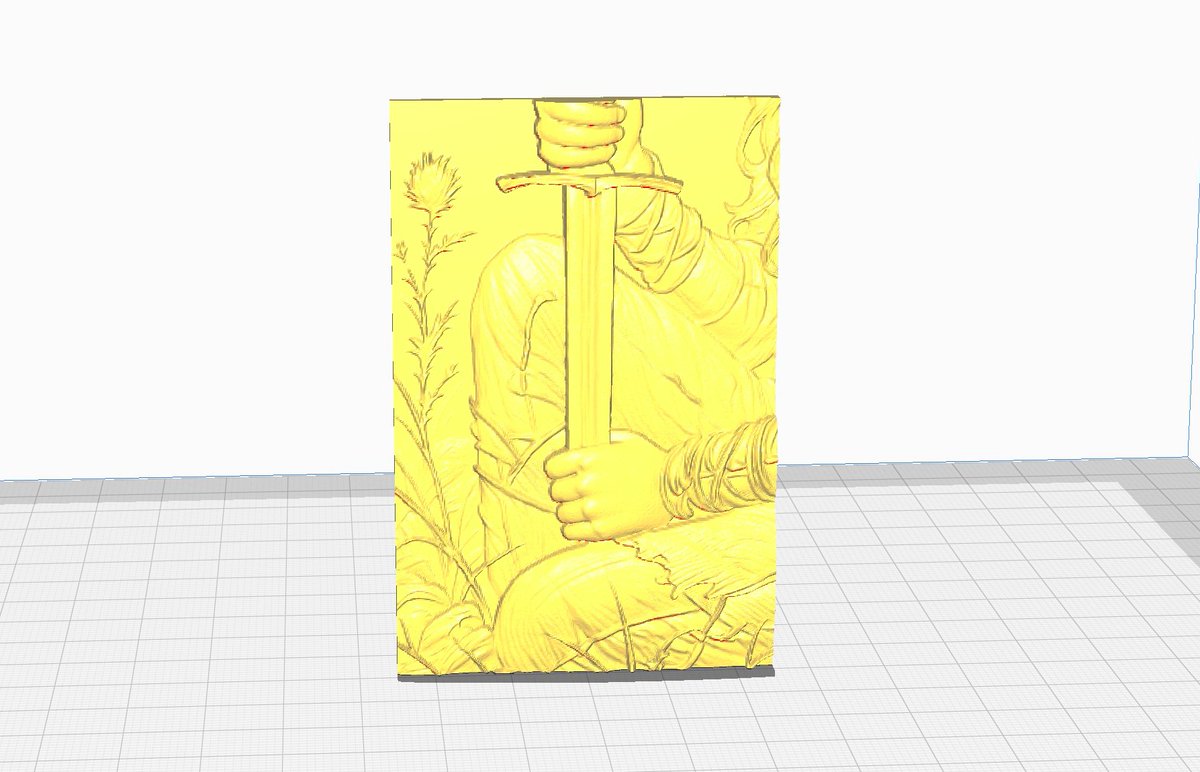Can't wait to get this started on the 3D printer, 3hr 4mins estimated time, but its going to be a cool start for the next 4 piece panel!

#art #silverart #3dprinting