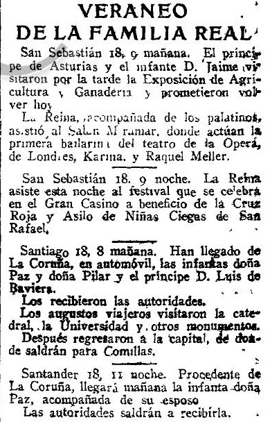 MArroyoDPF's tweet image. Tal día como hoy, hace 100 años, el rey @AlfonsoXIII se reunía con el dictador #PrimoDeRivera y su Directorio Militar. Mientras, la #FamiliaReal disfrutaba de sus vacaciones en San Sebastián y, en el Rif, los soldados se jugaban la vida en nombre del rey. amazon.es/dp/B091D5PV2K