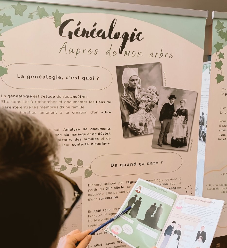 Archives29 (@archives29) on Twitter photo Profitez des <a href="/JEP/">Journéesdupatrimoine</a> pour venir découvrir entre deux visites l'exposition Généalogie "Auprès de mon arbre" créée par <a href="/MareArthurian/">Mare 🌿</a> stagiaire aux <a href="/archives29/">Archives29</a>. On vous attend ! Profitez des <a href="/JEP/">Journéesdupatrimoine</a> pour venir découvrir entre deux visites l'exposition Généalogie "Auprès de mon arbre" créée par <a href="/MareArthurian/">Mare 🌿</a> stagiaire aux <a href="/archives29/">Archives29</a>. On vous attend !