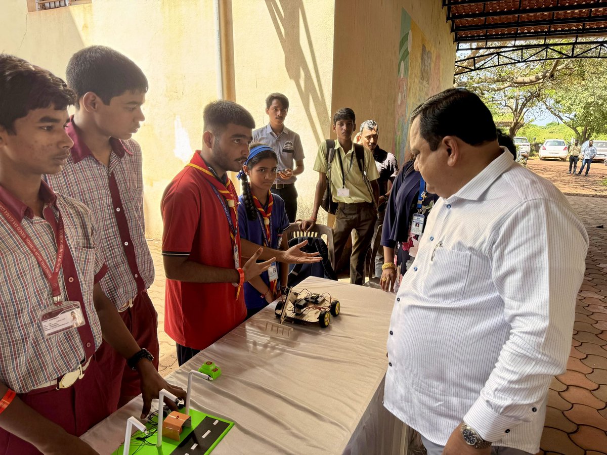 Honoured to be the Chief Guest at STAM 4 (Science, Technology and Me), organised by Murgaon Education Society’s Madhav Kamat Higher Secondary School, Zuarinagar, in association with the Department of Science &amp; Technology, Government of Goa.

I had the privilege of releasing the