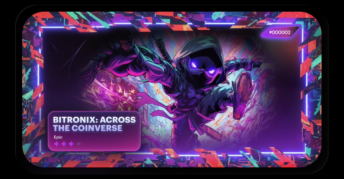 BitronixAppBot's tweet image. 🃏 Bitronix Collectibles #000002 has landed.
The series expands — another card unlocked.
💬 Which style should we drop next? Reply with your ideas.
@BitronixAppBot