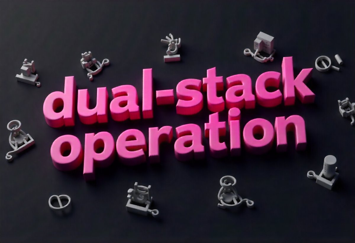 mkdir_lucio's tweet image. IPv4 or IPv6? Why choose?
Dual-stack enables devices to run both protocols at once. The simplest path to the IPv6 future. Is your network ready? #IPv6 #Networking #Tech