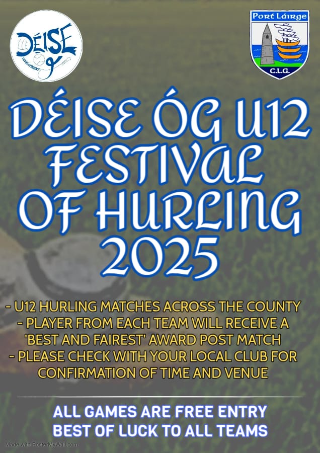 WaterfordGAACG's tweet photo. Opening games in SETU (2 pitches) will get underway at 10:00am, while there is an 11:00am start in @BrickeyRangers, ALL GAMES = FREE ENTRY, BEST OF LUCK TO ALL TEAMS ✅️👌⚪️🔵🏑🏑 #Support #Encouragement #Respect #GoGamesGAA @WaterfordGAA @west_waterford @EastDeiseGAA @wlrfm https://t.co/zmsNkA8D24