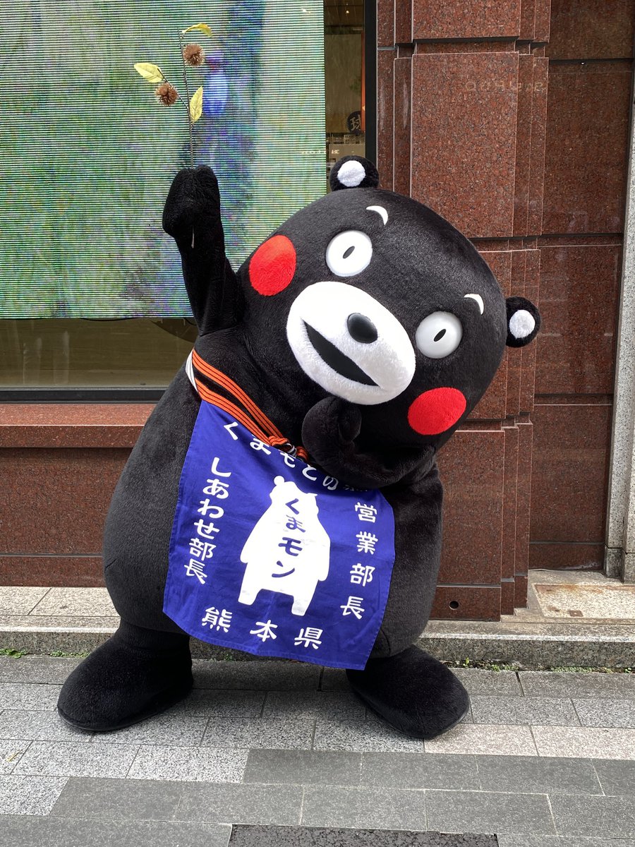 Nakamon555's tweet photo. @kumamotokan 熊本館で初めてくまモンに会えました☺️
栗きんとんちょうだい　ってお願いされたのに
買ってね！と勘違いしてごめんね🙏 https://t.co/2gdN1qiAZ4