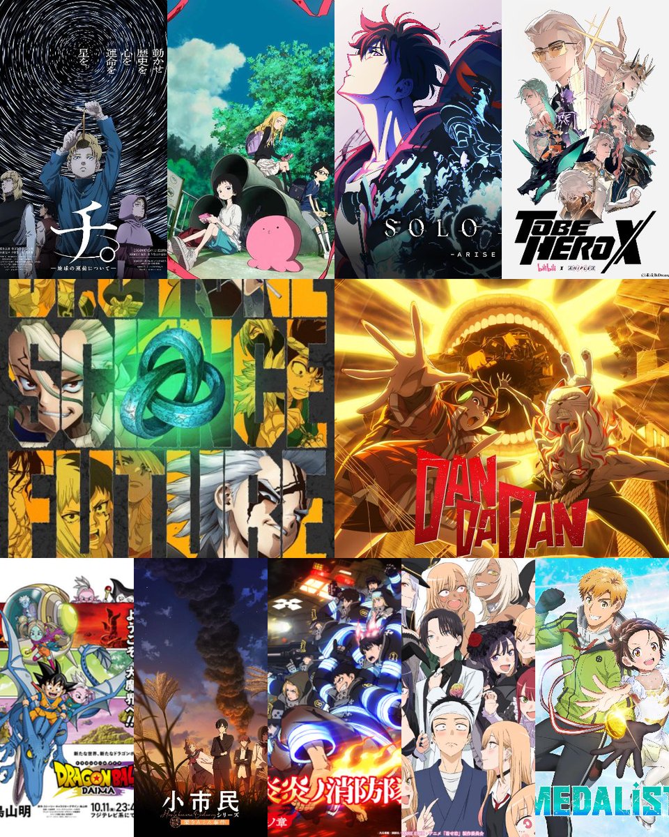 Top 10 anime of 2025 till now :

1. Orb: On the Movements of the Earth
2. Takopi's Original Sin
3. Solo leveling S2
4. Dr. Stone S4
5. To Be Hero X
6. Dandadan S2 / Dragon Ball Daima 
7. Shoushimin S2
8. Fire force S3 
9. My Dress-Up Darling S2
10. Medalist