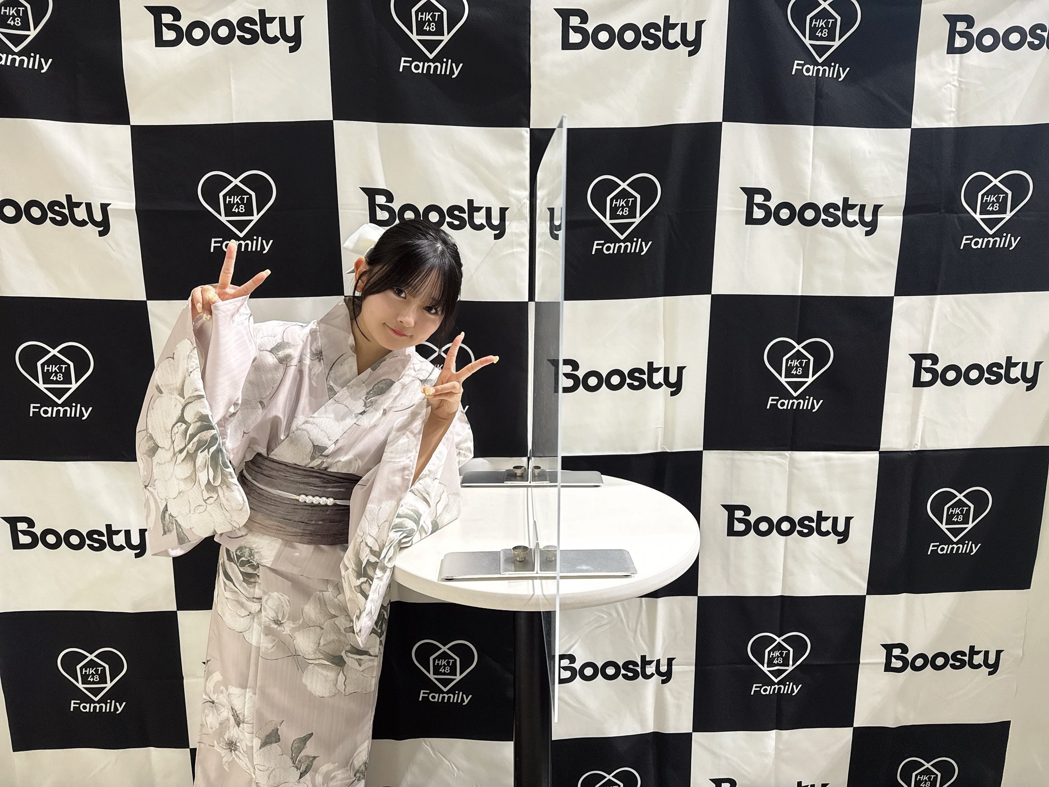 バラ売可 色違有 HKT48 Boostyファンまつり2024 メッセージカード Boostyファンまつり2024 HKT48 藤野心葉 メッセージカード