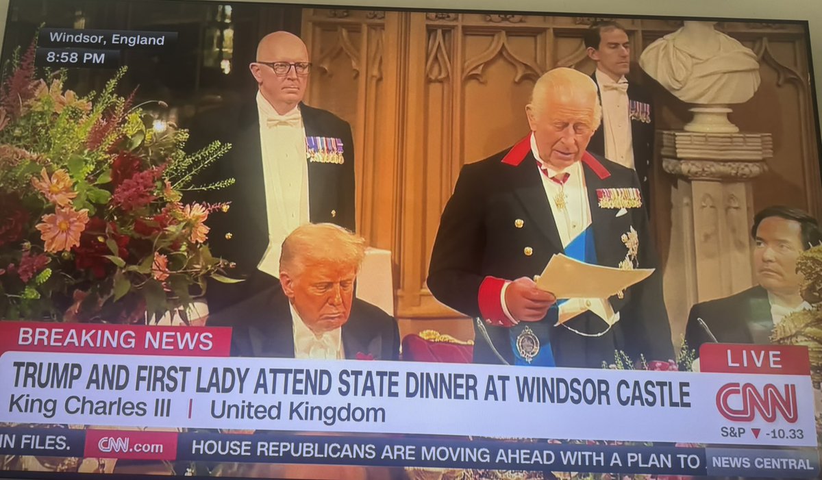 The man on the left is a felon who is stripping away rights, threatening those who speak against him and funding a genocide in Gaza. The man on the right inherited £650m tax free and a medieval bloodline right to be head of state in a country with historic &amp; growing poverty.