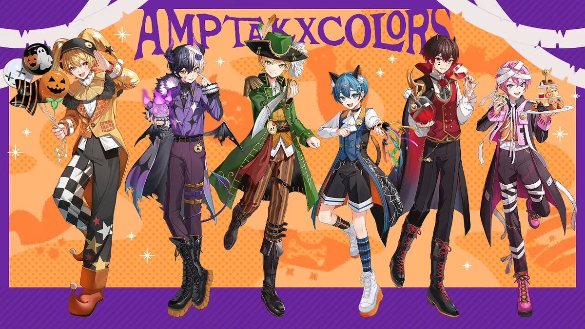 AMPTAKxCOLORS New Visual 2025 Halloween ver. 公開