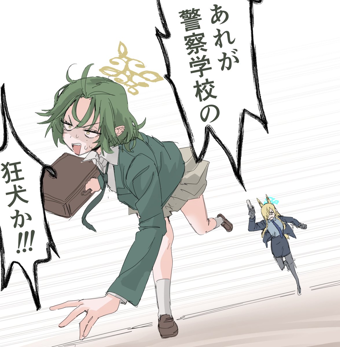 顔がいい2人の共演がみたいなーという絵 