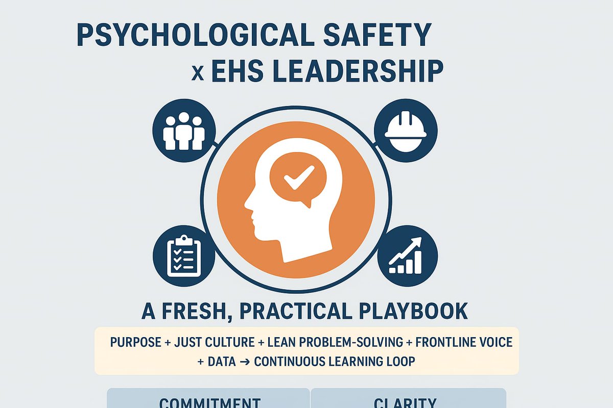 nsinhnsinh's tweet image. Check out the latest article in my newsletter: Psychological safety × EHS leadership                                        — a fresh, practical playbook linkedin.com/pulse/psycholo… via @LinkedIn