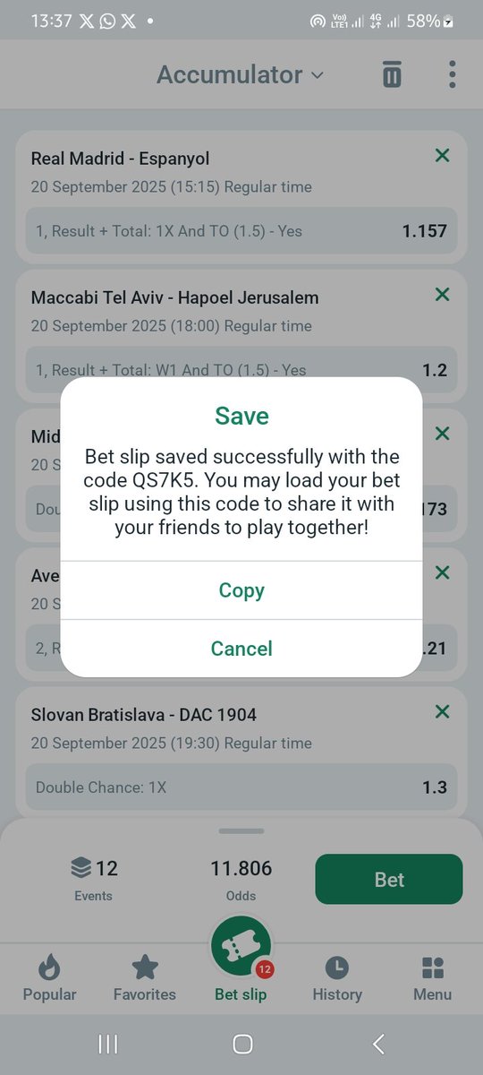 Woozzaa (@woozzaabets) on Twitter photo At least a Team to Score 2 Goals π₯
Favourites Win or Draw Bankers π₯
Let's Play Again π»
π 1οΈβ£0οΈβ£+ Odds || 2οΈβ£0οΈβ£+ Odds
Codes π QS7K5 || NZ545
Bookie π <a href="/BetwinnerNg/">BetwinnerNG</a>
Not on?
Register π
bwredir.com/2gKE?p=%2Fregiβ¦
Use Promo Code π WOOZZAA
RTβ
At least a Team to Score 2 Goals π₯
Favourites Win or Draw Bankers π₯
Let's Play Again π»
π 1οΈβ£0οΈβ£+ Odds || 2οΈβ£0οΈβ£+ Odds
Codes π QS7K5 || NZ545
Bookie π <a href="/BetwinnerNg/">BetwinnerNG</a>
Not on?
Register π
bwredir.com/2gKE?p=%2Fregiβ¦
Use Promo Code π WOOZZAA
RTβ