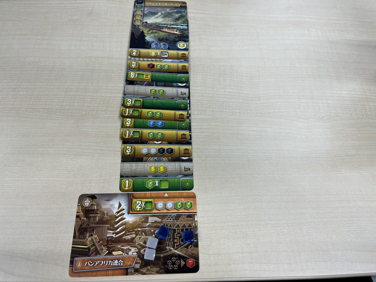 福岡市東ボードゲーム会お疲れ様でした〜

ダービーカジノ
ワンギストン
イツワン
インサイダー
Ito
ナナトリドリ
マッチ売り
タンブリンダイス

ナキラとイーリオの組み合わせ爆発力は無いけど無難に強い組み合わせやな
周りにやりたいことさせずにシノギを取れれば全然勝てる