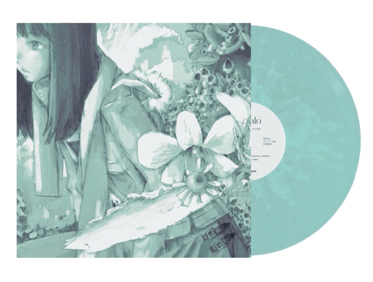 ℕ𝔼𝕎𝕊 —

1st アルバム “Fluorite code”のアナログ盤
発売決定🎧
11/9のBlush x cephalo JAPAN TOUR 2025 "Swimmy" 大阪公演から販売開始します🫧

Fluorite code
＜グリーンスプラッター・ヴァイナル＞
定価：4500円（税込）
KOKOO RECORDS