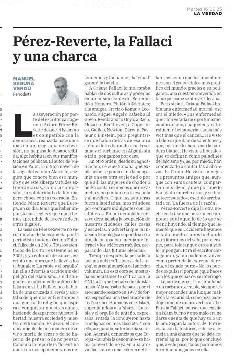 El trazo limpio, templado e instructivo de <a href="/manuelsegura/">Manuel Segura Verdú</a>, escritor de periódicos.