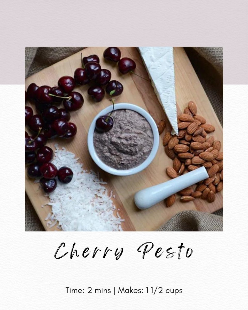 onceuponapesto's tweet photo. How to make Cherry Pesto inspired by Russia β a sweet but not-too-sweet sauce! π #PestoRecipe #PestoProcess #HomemadePesto #CherryRecipes https://t.co/1fxgjYsnA8