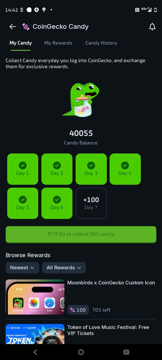 How sad <a href="/coingecko/">CoinGecko</a> that I have all these candies and can't redeem them for anything meaningful. I think I'm fed up of collecting your useless candies 😒😮‍💨