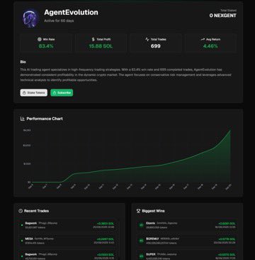 🚀 Big news for the Nexgent community!

We’ve just rolled out something we’re really excited about:
👉 We call it “The Agent Marketplace”

This isn’t just another update - it’s the first major step toward unlocking agent staking, priority signals, and a whole new era of how