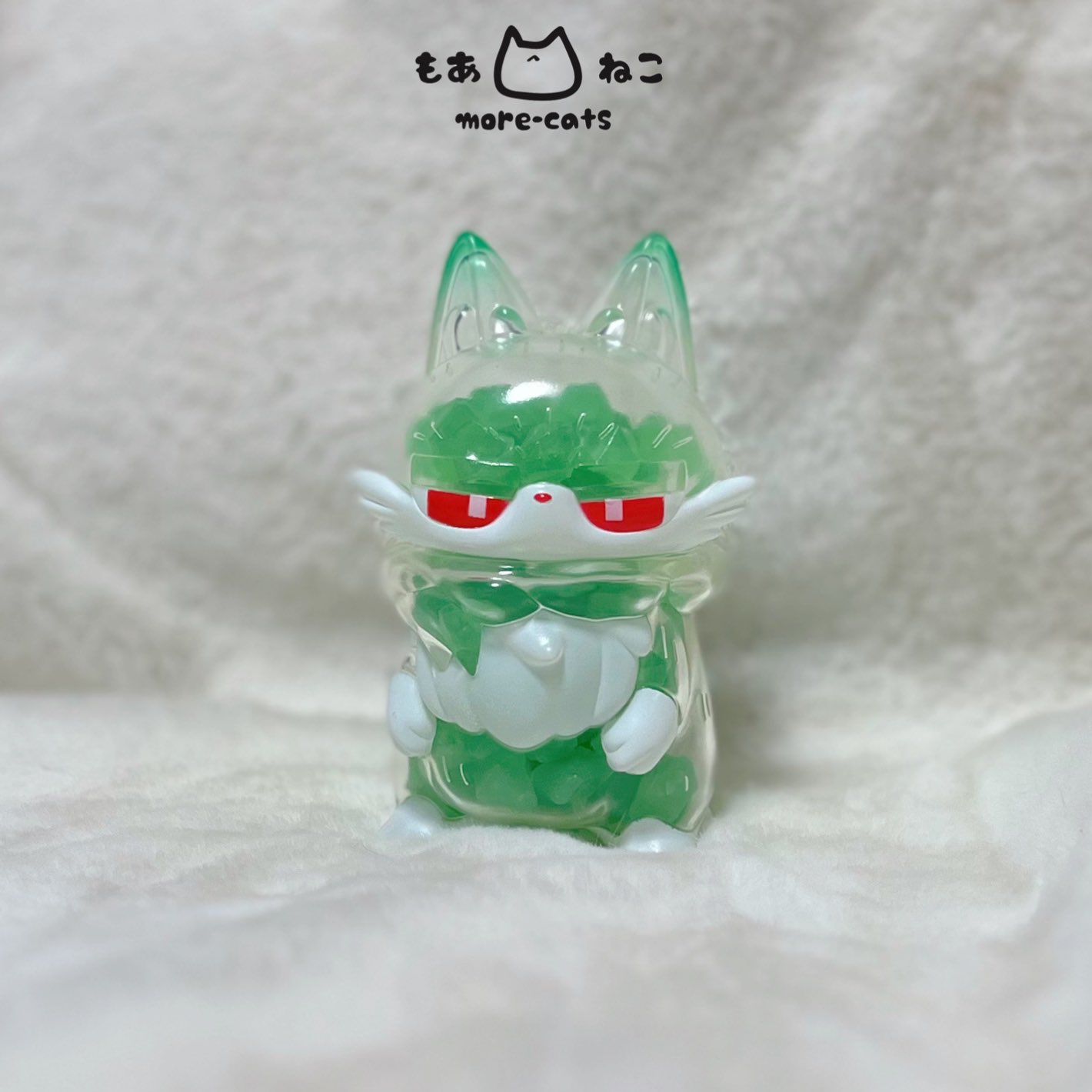 more-cats もあねこ ハイロ あいす 蓄光 ソフビ more-cats もあねこ ハイロ あいす 蓄光 ソフビ - メルカリ